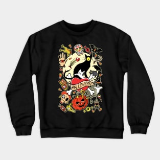 Happy Halloween (black) Crewneck Sweatshirt